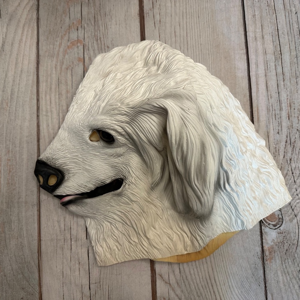Poodle Mask Halloween - Picture 3 of 7